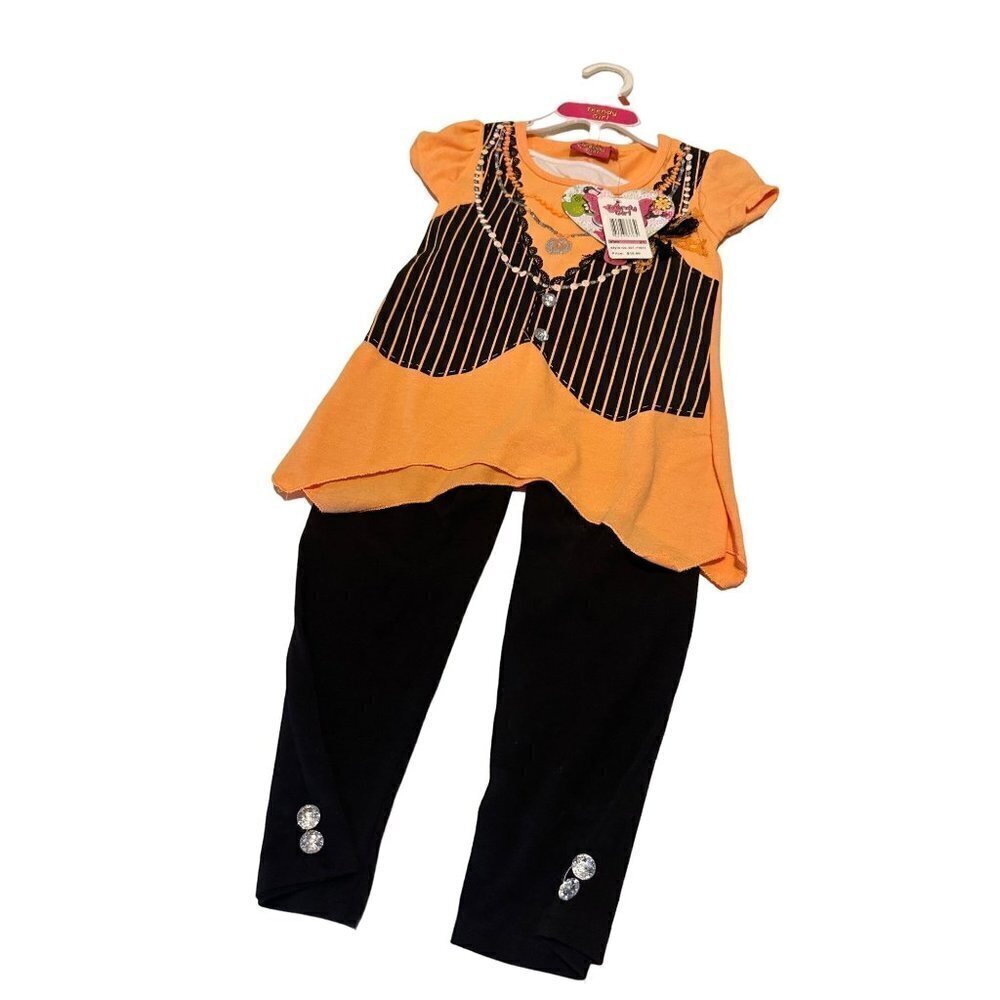 Trendy girl legging set size 2T NWT